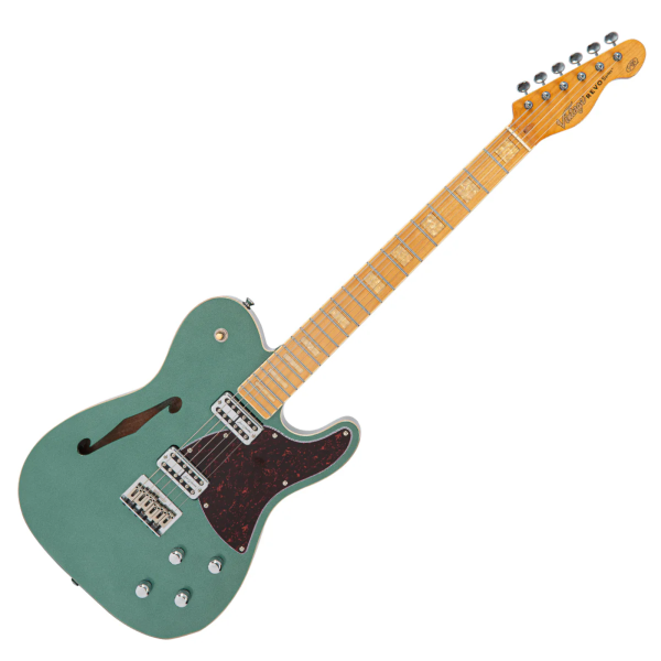 Guitarra Vintage Revo VRD 850 GM Midline Tele Metallic Green - Imagem 3
