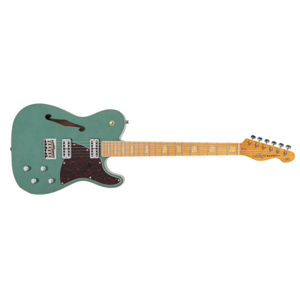 Guitarra Vintage Revo VRD 850 GM Midline Tele Metallic Green - Imagem 4