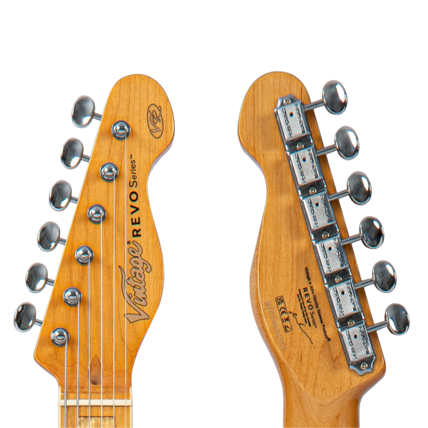 Guitarra Vintage Revo VRD 850 GM Midline Tele Metallic Green - Imagem 7