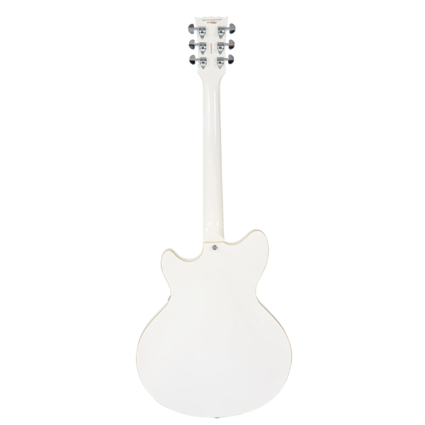 Guitarra Vintage Revo VRS 550 AW Custom Supreme Semi Acustic Arctic White - Imagem 2