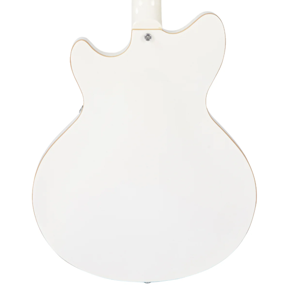 Guitarra Vintage Revo VRS 550 AW Custom Supreme Semi Acustic Arctic White - Imagem 6