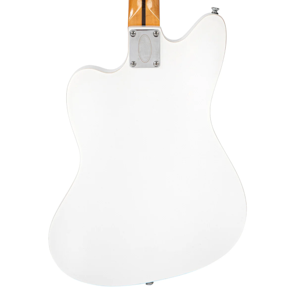 Guitarra Vintage Revo VRS 652 AW Surfmaster Thinline Twin Arctic White - Imagem 6