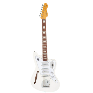 Guitarra Vintage Revo VRS 654 MW Surfmaster Quad-Met White