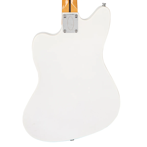 Guitarra Vintage Revo VRS 654 MW Surfmaster Quad-Met White - Imagem 6