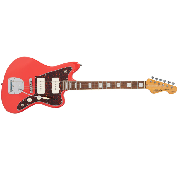 Guitarra Vintage Revo VRS 659 FR Surfmaster 90' Firenza Red - Imagem 4