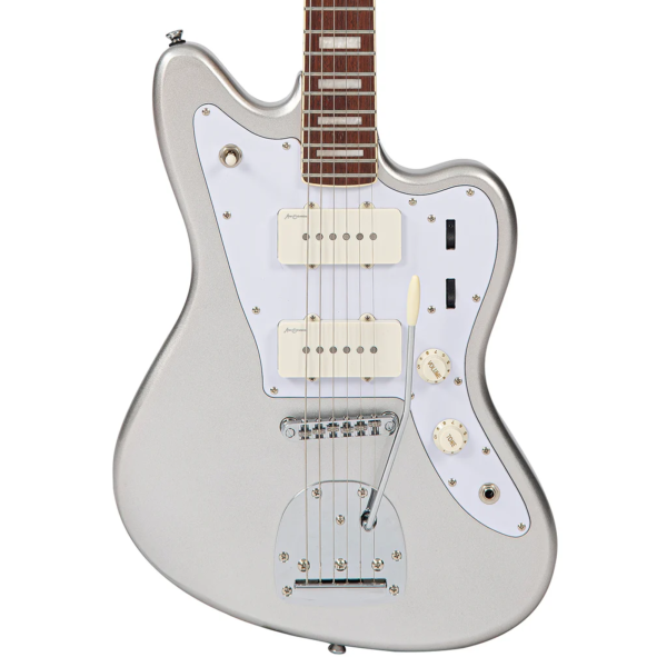 Guitarra Vintage Revo VRS 659 SM Surfmaster 90' Metallic Silver - Imagem 5