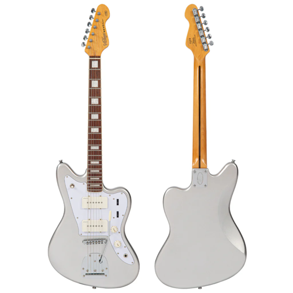 Guitarra Vintage Revo VRS 659 SM Surfmaster 90' Metallic Silver - Imagem 8