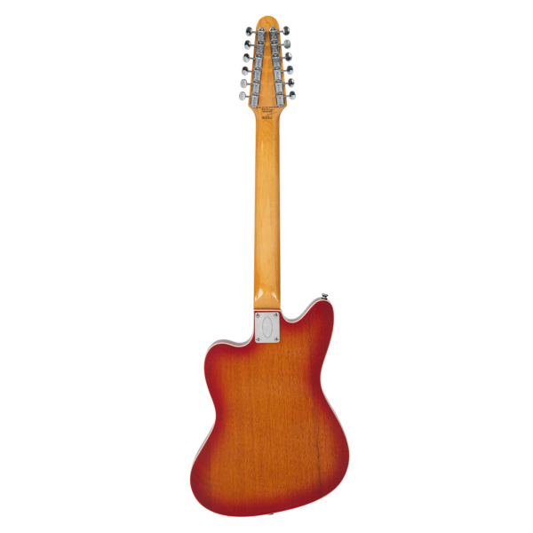 Guitarra Vintage Revo VRST 6512 RG Surfmaster Thinline 12 Revoglo - Imagem 2