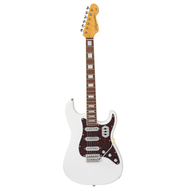 Guitarra Vintage Revo VRX 6 AW Deluxe Strato Arctic White