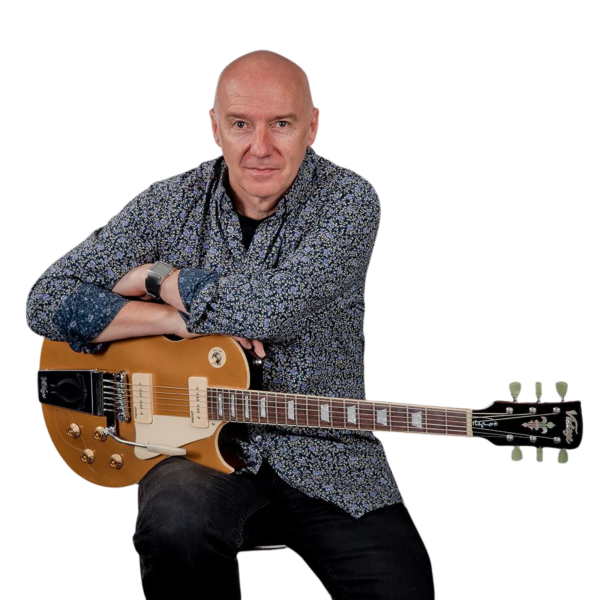 Guitarra Vintage V100MU Midge Ure Signature Gold Top - Imagem 6