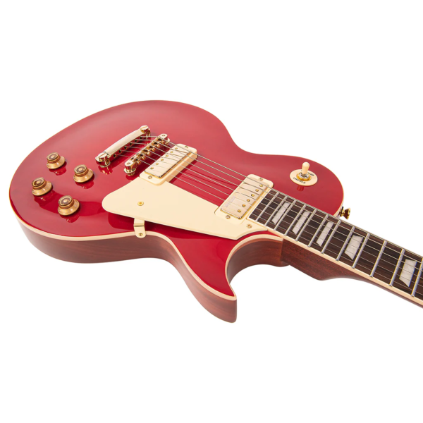 Guitarra Vintage V100MWR LP Mini Double Coil Wine Red - Imagem 6