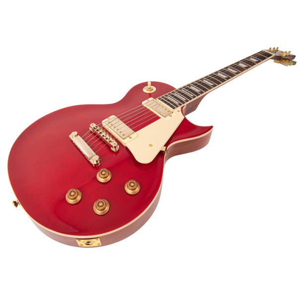 Guitarra Vintage V100MWR LP Mini Double Coil Wine Red - Imagem 7