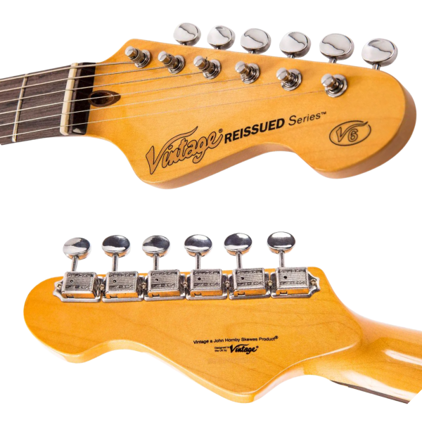Guitarra Vintage V6 SSB Sunset Sunburst - Imagem 8
