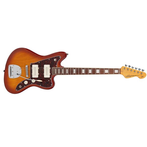 Guitarra Vintage VRS 659 AB Surfmaster 90 - Amberburst - Imagem 4