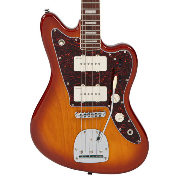 Guitarra Vintage VRS 659 AB Surfmaster 90 - Amberburst - Imagem 5