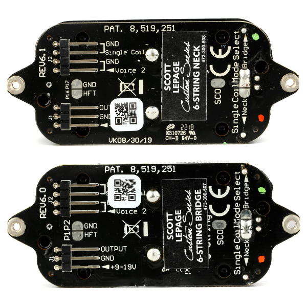 Set Pickup Fishman PRF-CC6-LB2 Fluence 6C Sig Scott Lapage - Imagem 3
