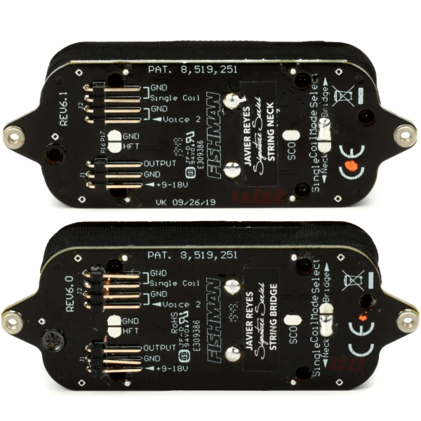 Set Pickup Fishman PRF-CS6-WA1 Fluence 6C Signature Willie Adler - Imagem 3