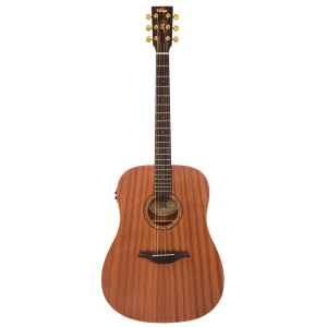 Violão Vintage Mahogany VE 400 MH EL AC Dreadnought