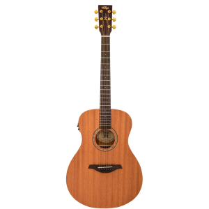 Violão Vintage VE 300 MH Mahogany Elétrico Tampo Maciço