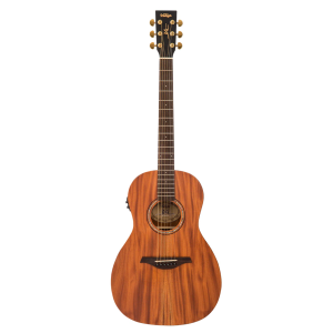 Violão Vintage VE 800 MH EL AC Parlor Mogno Vintage