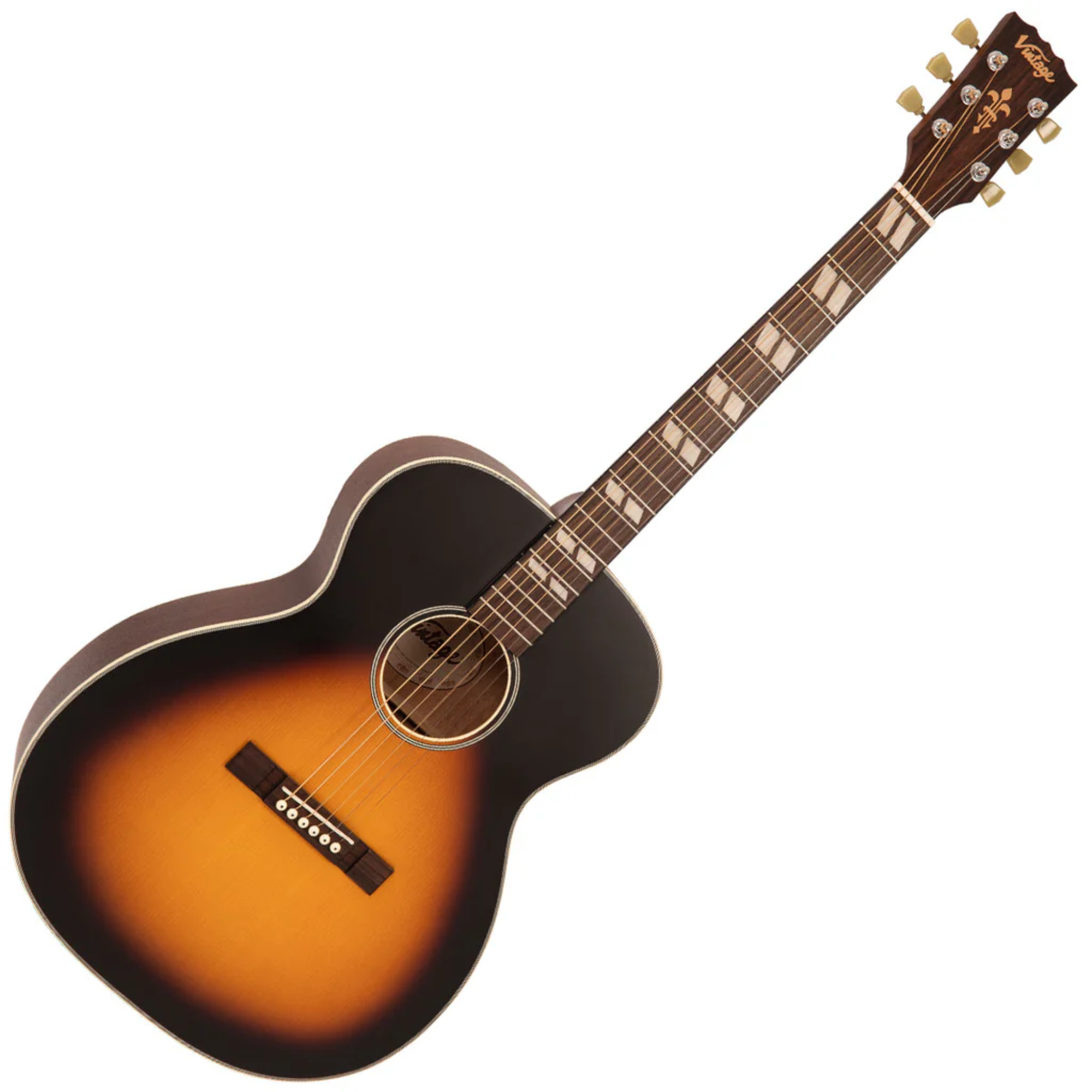 Violão Vintage VE160 VSB EL AC Orquestra - Imagem 3