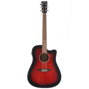 Violão Vintage VEC 501 BGD EL AC Dreadnought Cutway