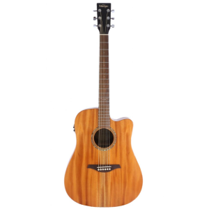 Violão Vintage VEC 501 MH EL AC Dreadnought Cutway