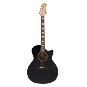 Violão Vintage VRE 900 BK Revo Elektra EL AC Black