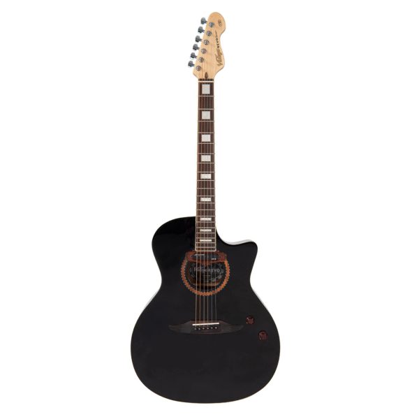 Violão Vintage VRE 900 BK Revo Elektra EL AC Black