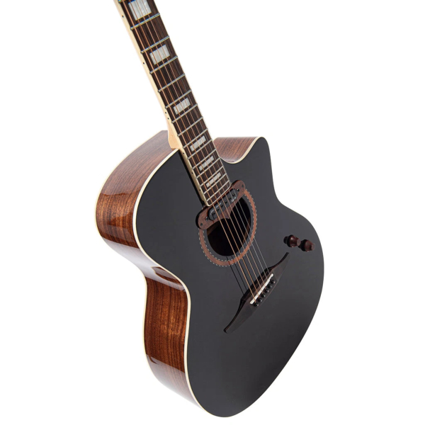 Violão Vintage VRE 900 BK Revo Elektra EL AC Black - Imagem 4