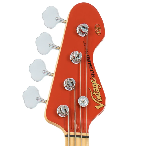 Contrabaixo Vintage Reissued V4MFR P. Bass Firenza Red - Imagem 4