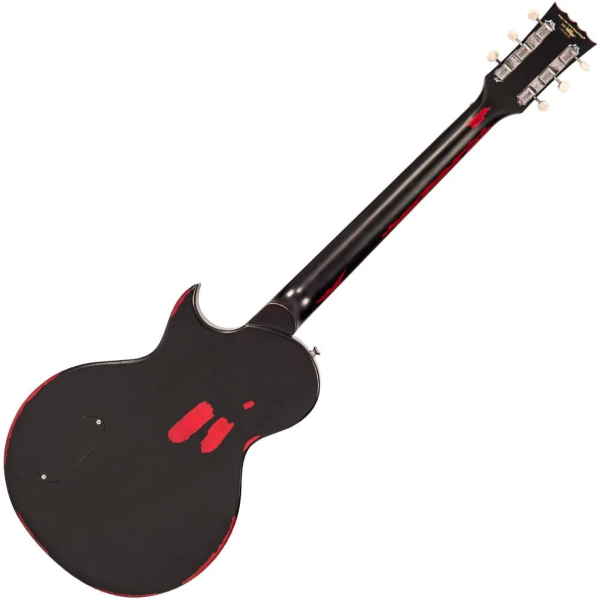 Guitarra Vintage Icon V120MRBK Black On Cherry Red - Imagem 6