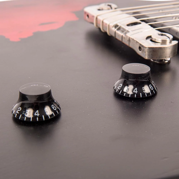 Guitarra Vintage Icon V120MRBK Black On Cherry Red - Imagem 5