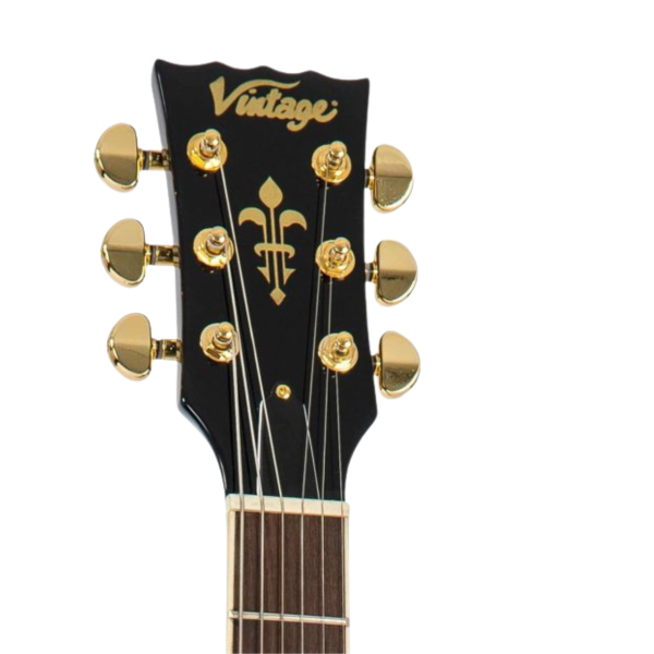 Guitarra Vintage Reissued V1003BB LP Boulevard Black - Imagem 3