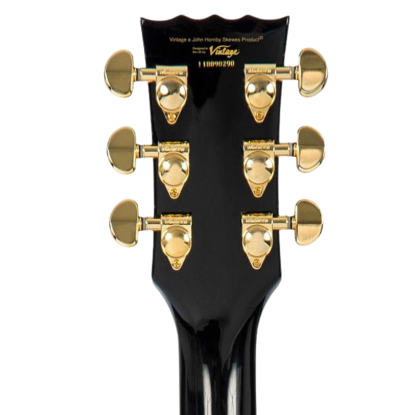 Guitarra Vintage Reissued V1003BB LP Boulevard Black - Imagem 4