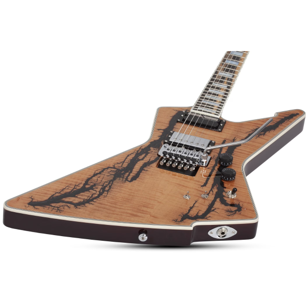 Guitarra Schecter E-1 FR-S Electro-Resin Gloss Natural #605 - Imagem 5