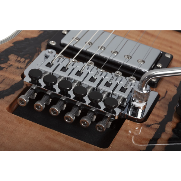 Guitarra Schecter E-1 FR-S Electro-Resin Gloss Natural #605 - Imagem 6