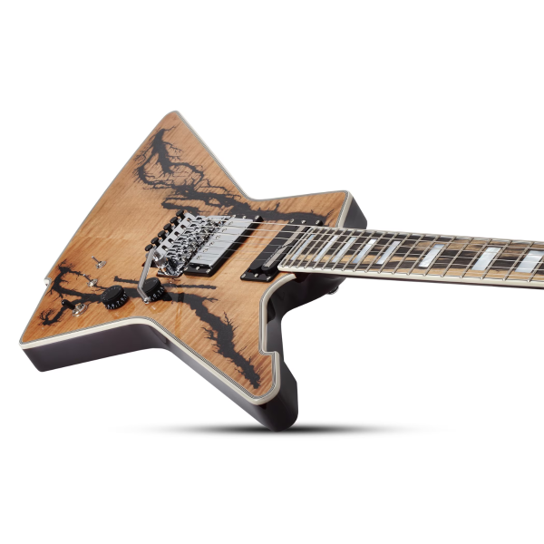 Guitarra Schecter E-1 FR-S Electro-Resin Gloss Natural #605 - Imagem 9