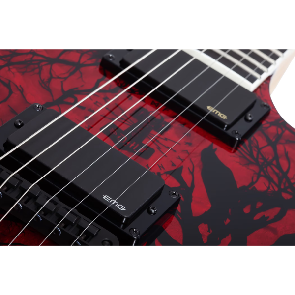 Guitarra Schecter Wylde Barbarian Blood Raven #4584 - Imagem 3