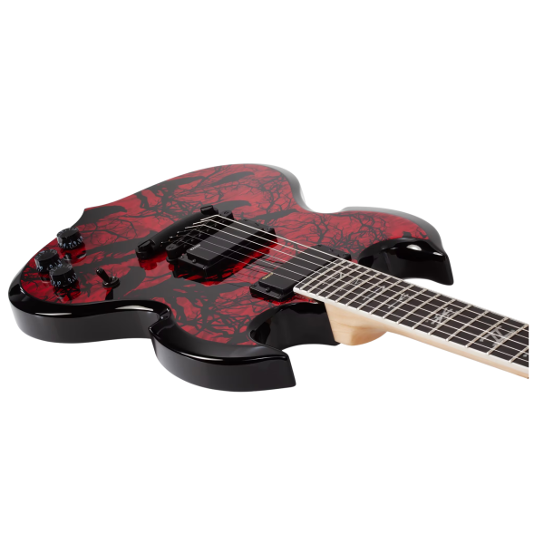 Guitarra Schecter Wylde Barbarian Blood Raven #4584 - Imagem 5