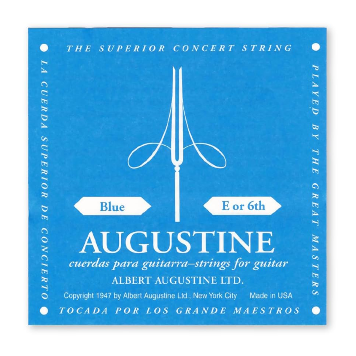 Corda Avulsa Augustine Nylon 6TH Blue "E" Mi