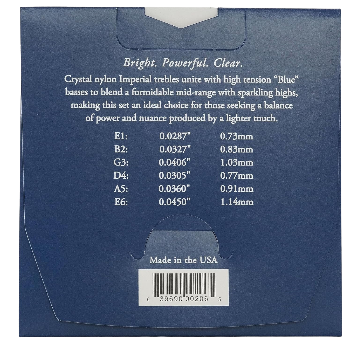 Encordoamento para Violão Nylon Augustine Imperial Blue - Imagem 3