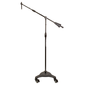 PEDESTAL MICROFONE STUDIO ULTIMATE SUPPORT MC-125 PROF. ARTICULAVEL CONTRA PESO E RODAS