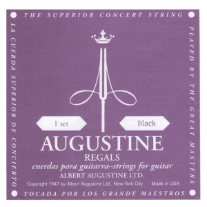 ENC AUGUSTINE REGAL/BLACK HT NYLON TREBLES LT BASSES