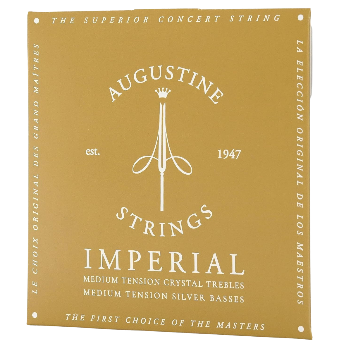 ENC.AUGUSTINE IMPERIAL/RED MT CRYSTAL TREBLES MT SILVER BASSES - Imagem 4